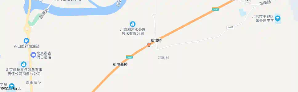 北京稻地_公交站地图_北京公交_妙搜公交查询2025