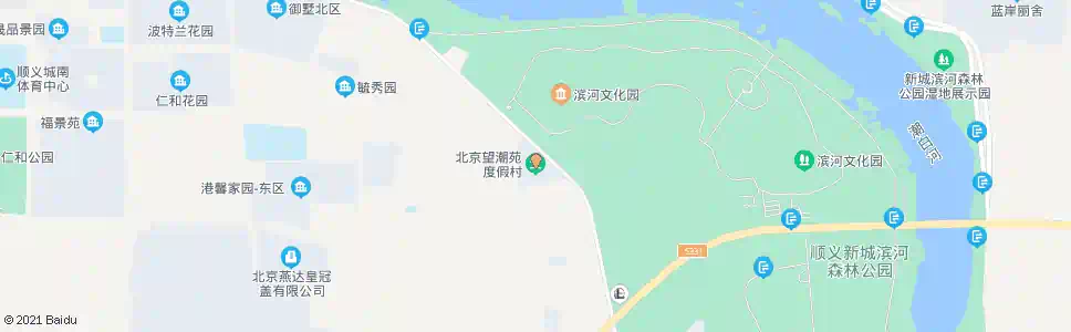 北京望潮苑_公交站地图_北京公交_妙搜公交查询2025