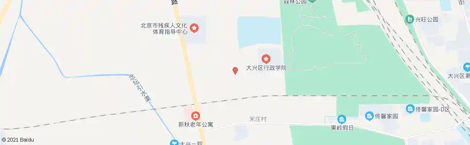 北京大兴党校_公交站地图_北京公交_妙搜公交查询2025