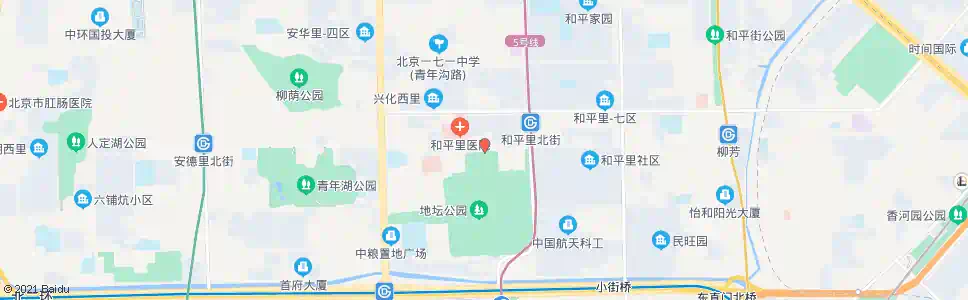 北京地坛北门_公交站地图_北京公交_妙搜公交查询2025