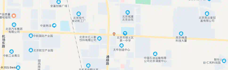 北京顺义一中_公交站地图_北京公交_妙搜公交查询2025