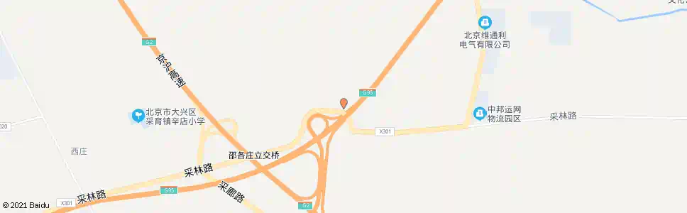 北京后甫_公交站地图_北京公交_妙搜公交查询2025