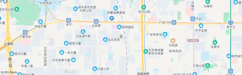 北京手帕口南街_公交站地图_北京公交_妙搜公交查询2025