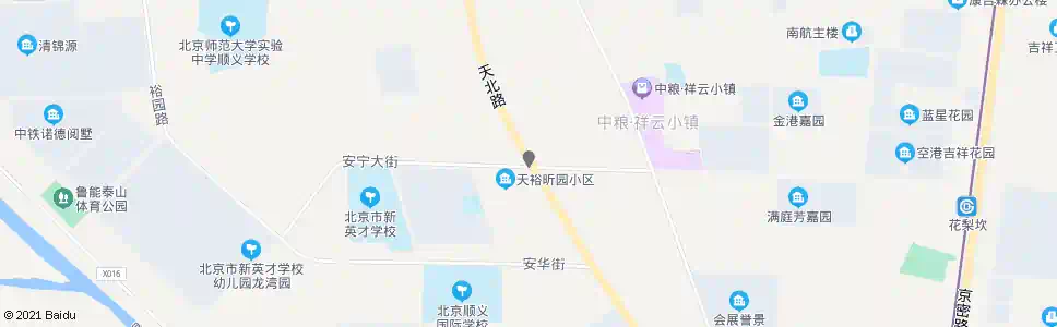 北京燕王庄_公交站地图_北京公交_妙搜公交查询2025
