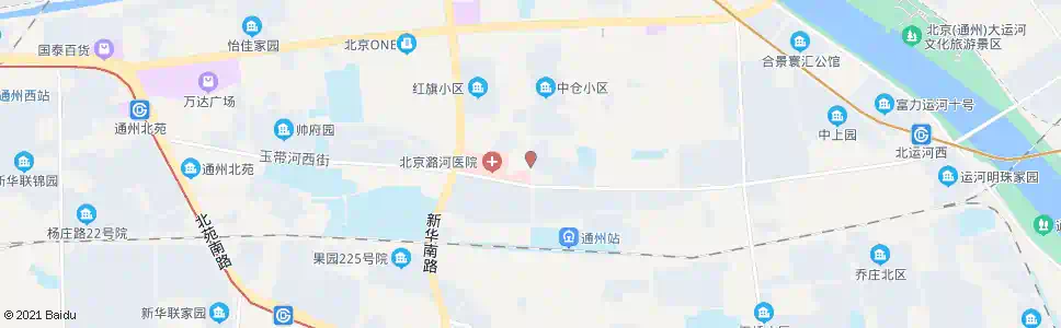 北京通州车站路口北_公交站地图_北京公交_妙搜公交查询2025