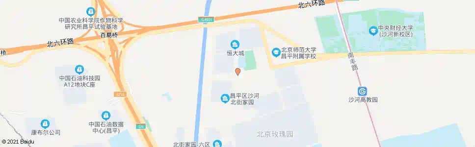 北京高教园北三街_公交站地图_北京公交_妙搜公交查询2025