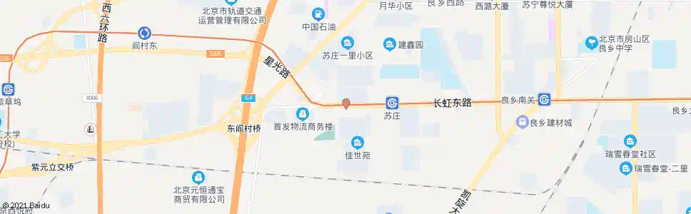 北京苏庄西街南口_公交站地图_北京公交_妙搜公交查询2025