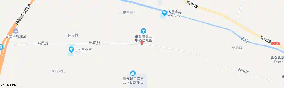 北京大皮营_公交站地图_北京公交_妙搜公交查询2025