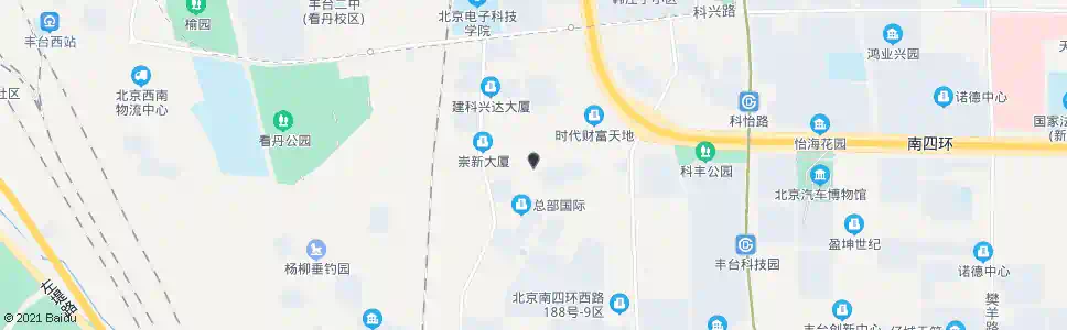北京航丰路口西_公交站地图_北京公交_妙搜公交查询2025