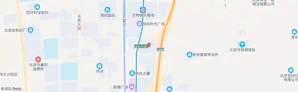 北京天宫院小区_公交站地图_北京公交_妙搜公交查询2025