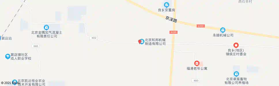 北京江村村东_公交站地图_北京公交_妙搜公交查询2025