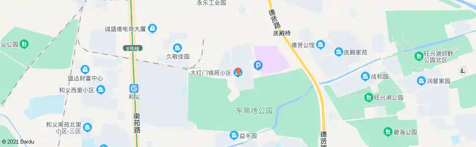 北京大红门锦苑小区北_公交站地图_北京公交_妙搜公交查询2025