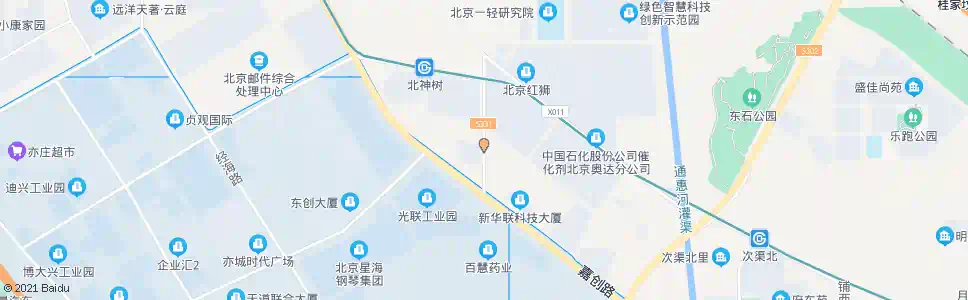 北京嘉创二路_公交站地图_北京公交_妙搜公交查询2025