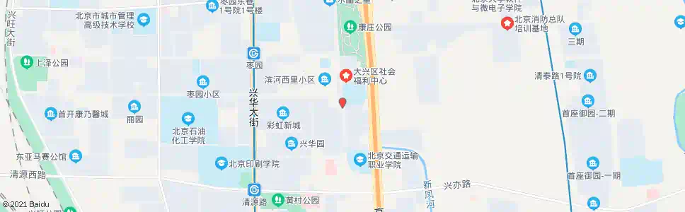 北京大兴二中_公交站地图_北京公交_妙搜公交查询2025