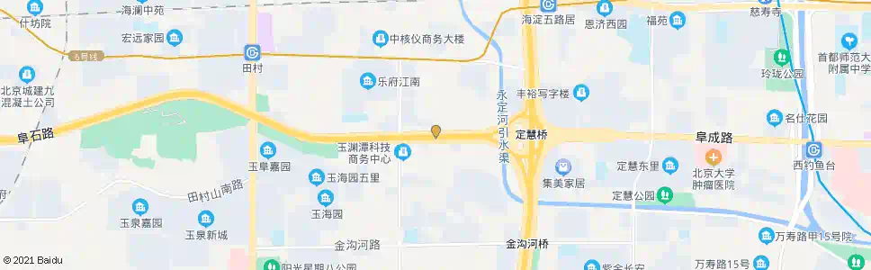 北京定慧桥西_公交站地图_北京公交_妙搜公交查询2025