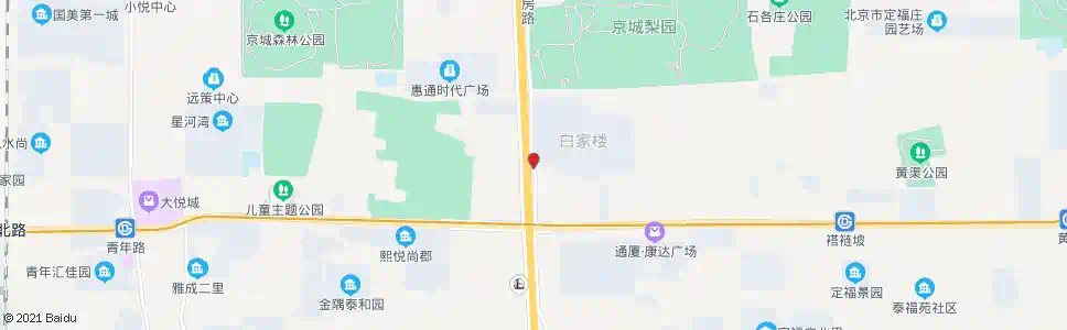 北京白家楼_公交站地图_北京公交_妙搜公交查询2025