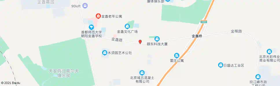 北京金盏_公交站地图_北京公交_妙搜公交查询2025