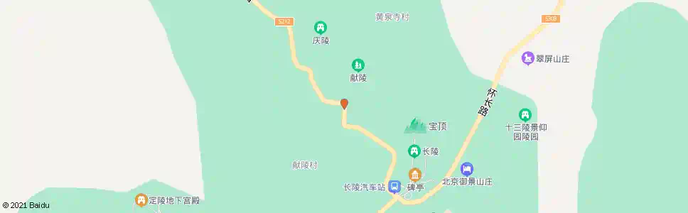 北京献陵村_公交站地图_北京公交_妙搜公交查询2025