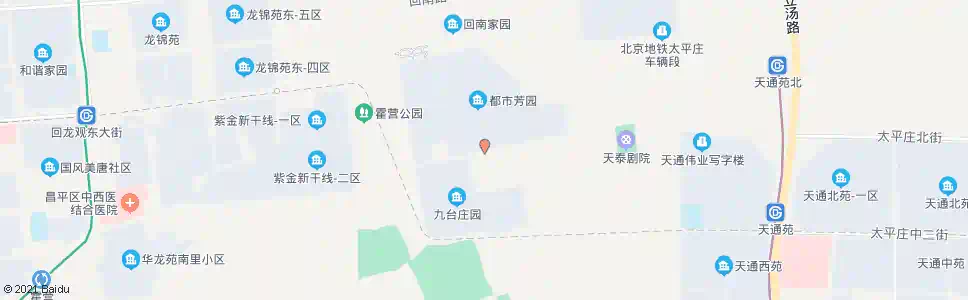 北京九台庄园东站_公交站地图_北京公交_妙搜公交查询2025