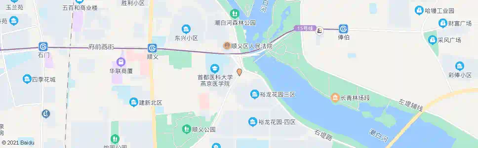 北京顺义东大桥_公交站地图_北京公交_妙搜公交查询2025