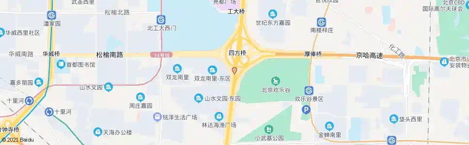 北京弘燕桥(北行)_公交站地图_北京公交_妙搜公交查询2025