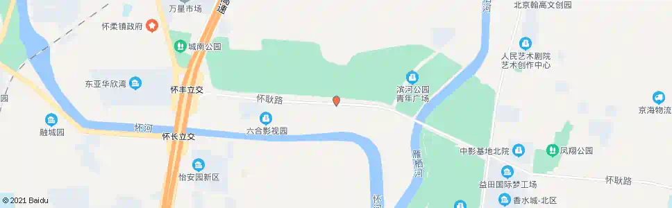 北京高两河_公交站地图_北京公交_妙搜公交查询2025