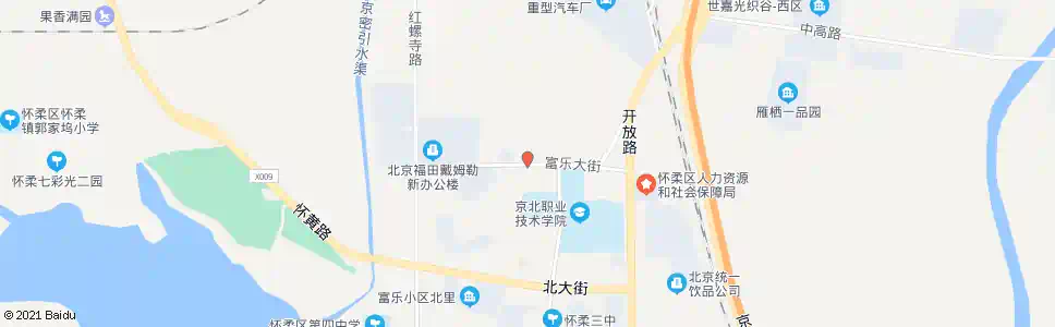 北京富乐大街_公交站地图_北京公交_妙搜公交查询2025