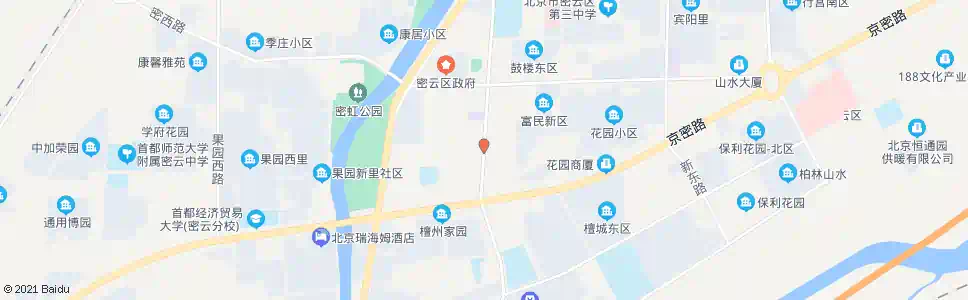 北京密云鼓楼南大街_公交站地图_北京公交_妙搜公交查询2025
