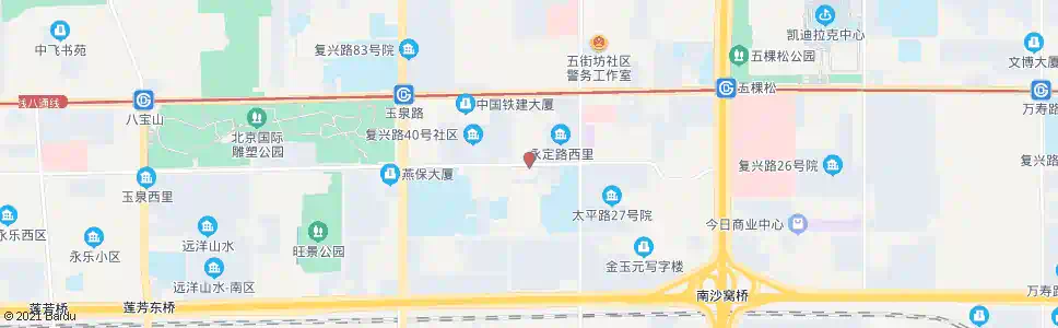 北京北太平路口西_公交站地图_北京公交_妙搜公交查询2025