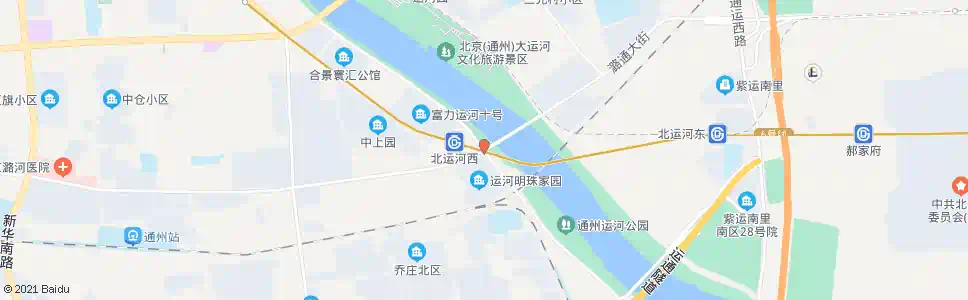 北京玉带河东街路口南_公交站地图_北京公交_妙搜公交查询2025