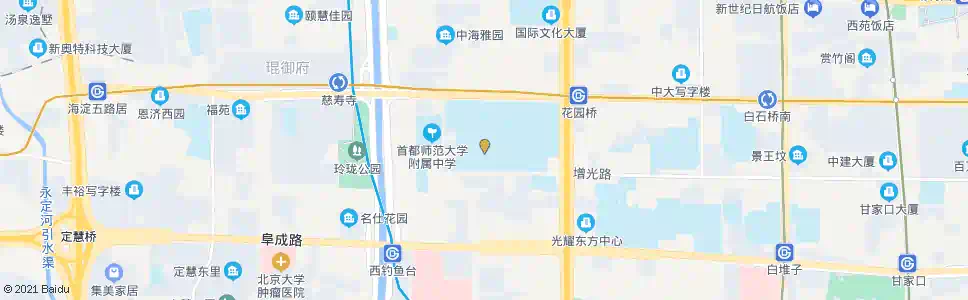 北京首都师范大学西门_公交站地图_北京公交_妙搜公交查询2025