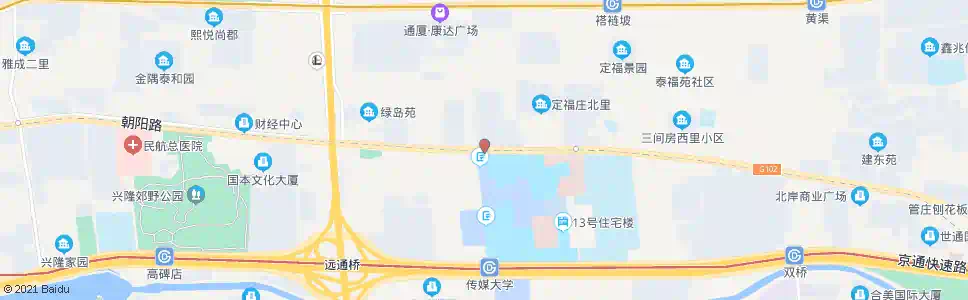 北京定福庄_公交站地图_北京公交_妙搜公交查询2025