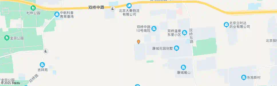 北京双桥农场西站_公交站地图_北京公交_妙搜公交查询2025