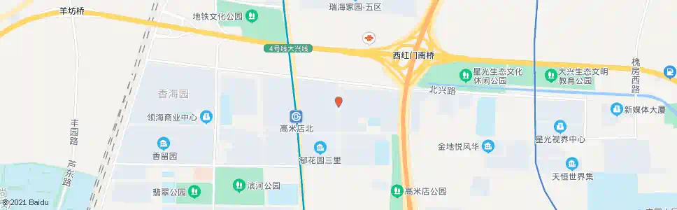 北京郁花园二里东门_公交站地图_北京公交_妙搜公交查询2025