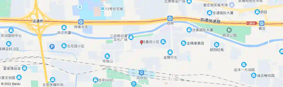 北京水郡长安小区_公交站地图_北京公交_妙搜公交查询2025
