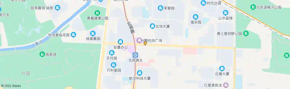 北京红军营南路西口_公交站地图_北京公交_妙搜公交查询2025