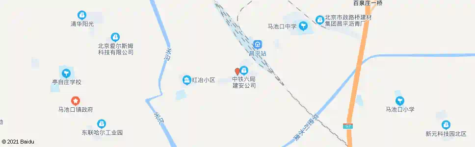 北京红冶钢厂东_公交站地图_北京公交_妙搜公交查询2025