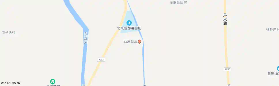北京西麻各庄_公交站地图_北京公交_妙搜公交查询2025