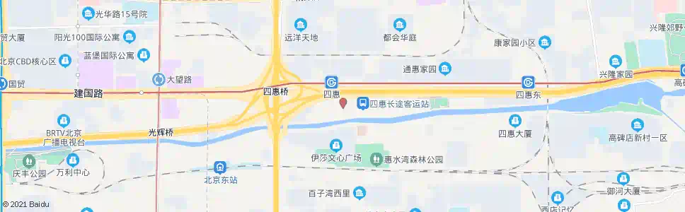 北京四惠枢纽站_公交站地图_北京公交_妙搜公交查询2025