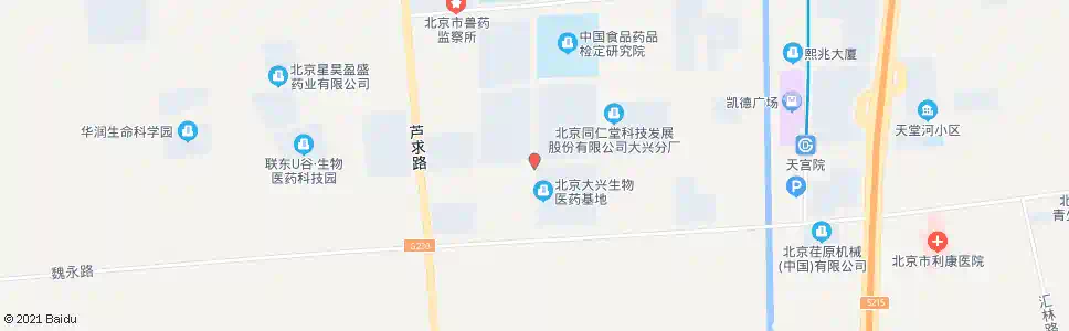 北京天富大街东_公交站地图_北京公交_妙搜公交查询2025