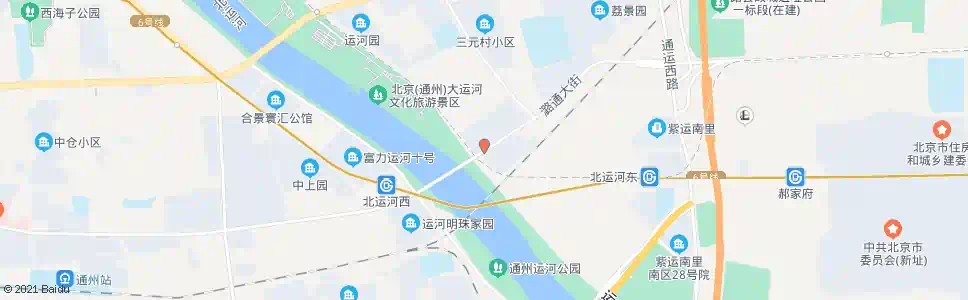 北京运河湾_公交站地图_北京公交_妙搜公交查询2025