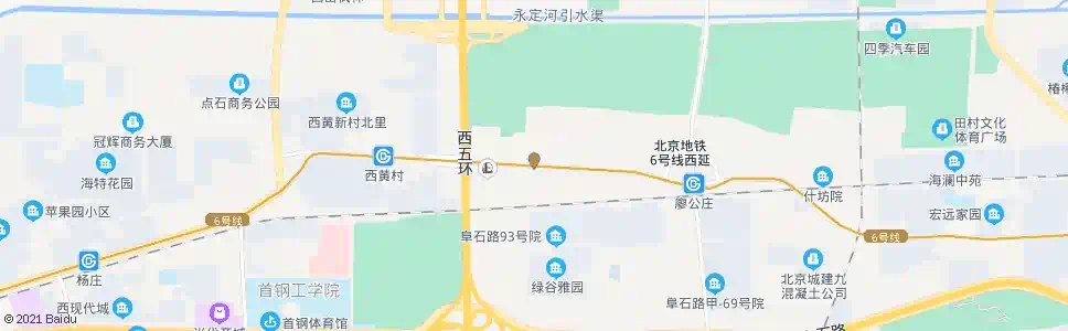 北京廖公庄西_公交站地图_北京公交_妙搜公交查询2025