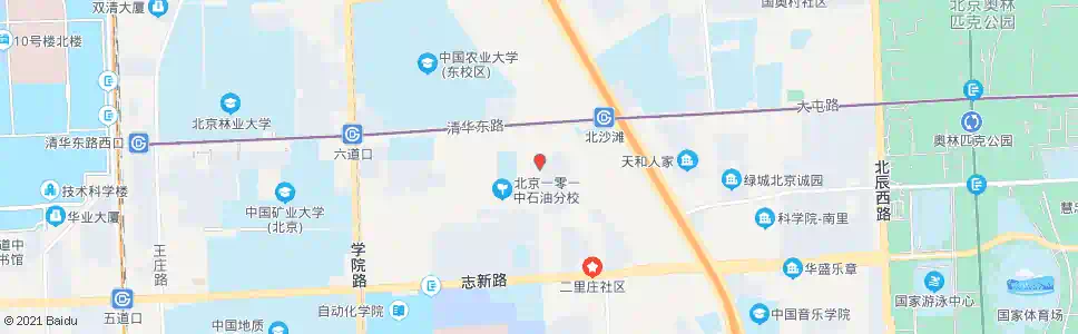 北京十六街_公交站地图_北京公交_妙搜公交查询2025