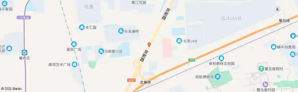 北京东郊农场_公交站地图_北京公交_妙搜公交查询2025