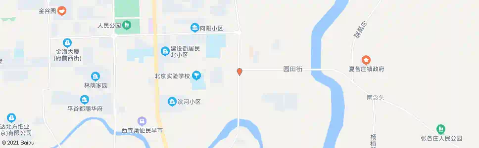 北京园田队_公交站地图_北京公交_妙搜公交查询2025