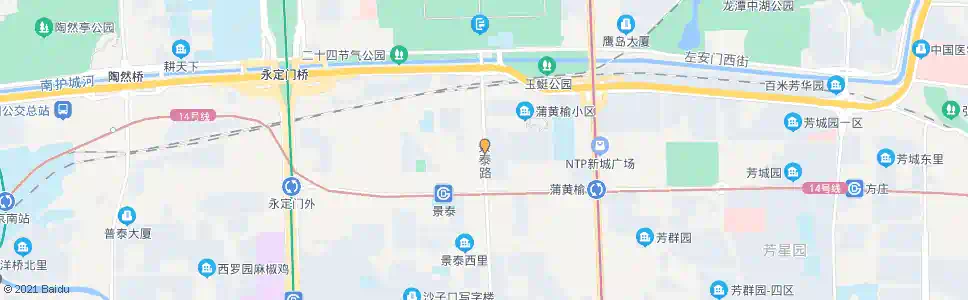 北京李村_公交站地图_北京公交_妙搜公交查询2025