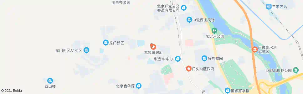 北京小黑山_公交站地图_北京公交_妙搜公交查询2025