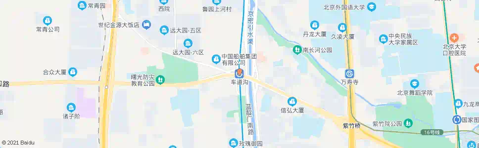 北京车道沟站_公交站地图_北京公交_妙搜公交查询2025