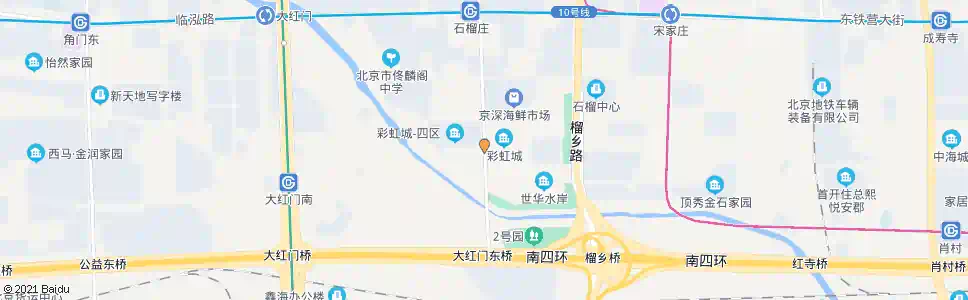 北京彩虹城小区_公交站地图_北京公交_妙搜公交查询2025