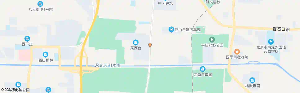 北京巨山馨苑_公交站地图_北京公交_妙搜公交查询2025